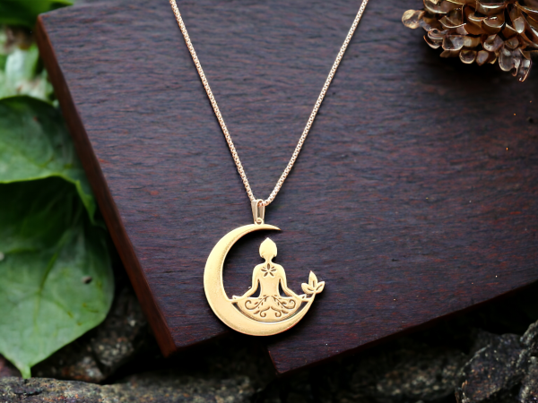 collier bouddha acier inoxydable